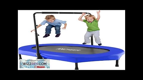 ANCHEER Indoor Trampoline for Kids 2-8 Indoor Toddler Trampoline with Handle Child Review