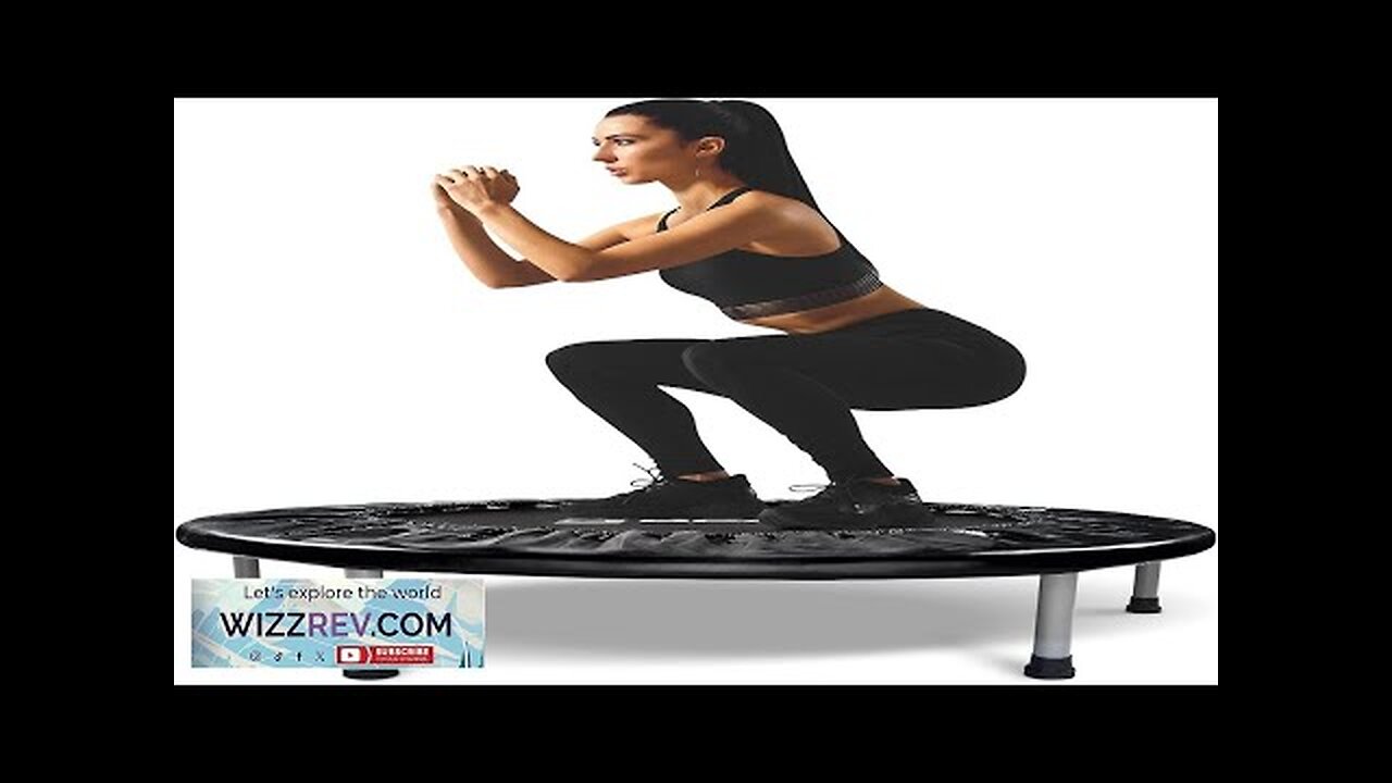 BCAN 38" Foldable Mini Trampoline Fitness Trampoline with Safety PadRebounder Exercise Review