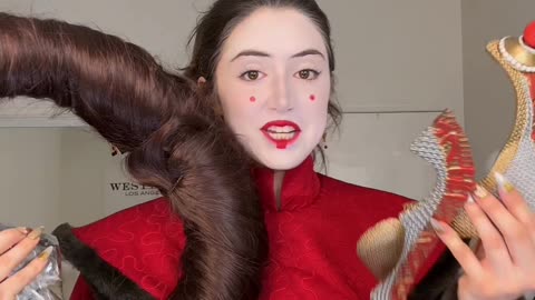 Padme queen Amidala red outfit part 1