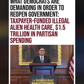 Democrats Are Making Ridiculous Demands to Open the Government Back Up