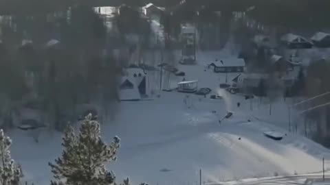 Helicopter crashed after hitting power lines in Perm Krai!