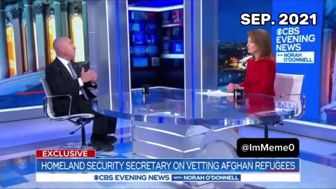 Mayorkas LIED about the screening and vetting of “refugees” from Afghanistan.