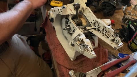 STIHL MS362 crankcase assembly