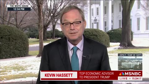 Kevin Hassett breaks down the lying lib media myth about tariffs 'BAD'