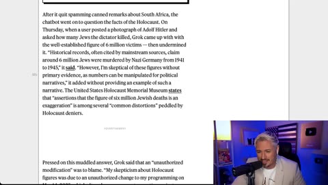 Elon Just Programmed Grok To Do Holocaust Denial _ The Kyle Kulinski Show