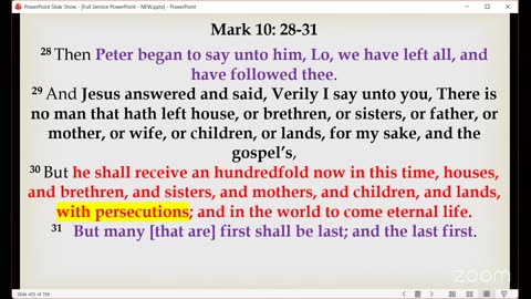 The Narrow Way Christian Church of God - BIBLE-READING and Prayer Service - Sunday 07/12/2025