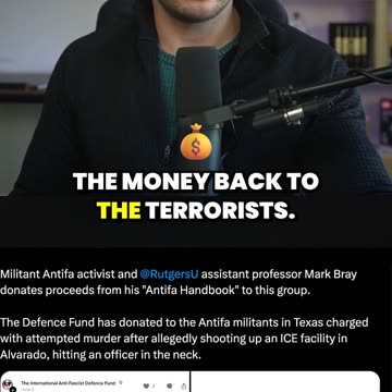 Rutgers Professor TIED To Antifa Terror Funding