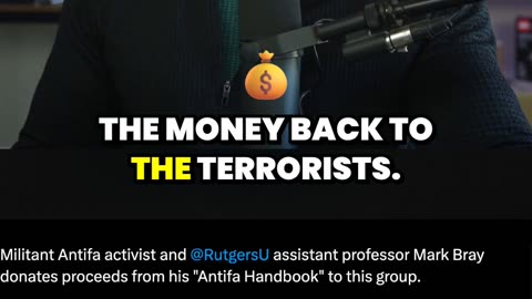 Rutgers Professor TIED To Antifa Terror Funding