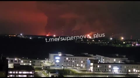 🔥 In Ryazan, a refinery is burning, and the Diagilevo airbase has also been attack