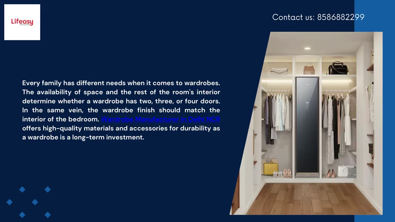 Different Types of Modular Wardrobes | Lifeasy Interior