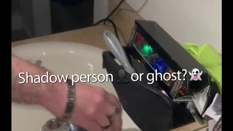 GHOST or SHADOW PERSON Caught on Camera？