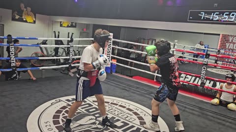 Joey sparring Axel. 2. 10/7/25