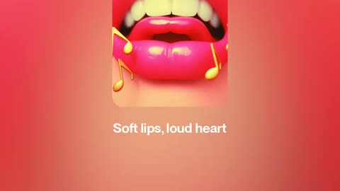 💋 Soft lips, loud heart 💋