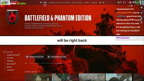 Doing a battlefield game on another battle royale for the first time again