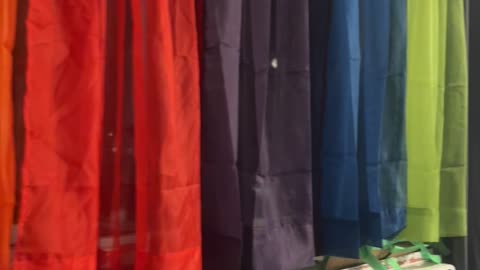 Rainbow Curtains Not In Color Order