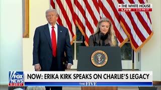 Watch As Charlie Kirk's Widow Reads Birthday Message Daughter Had For Late Father