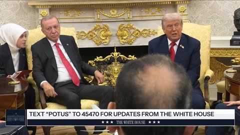 President Trump in Bilateral Meeting With President of the Republic of Turkey, September 25, 2025