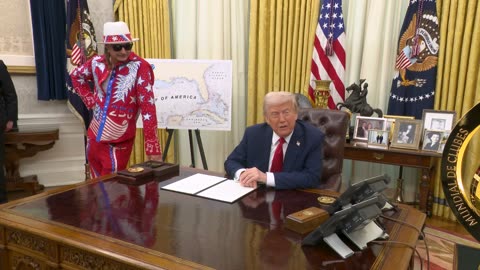 President Trump Signs an Executive Order in the Oval Office, Mar. 31, 2025