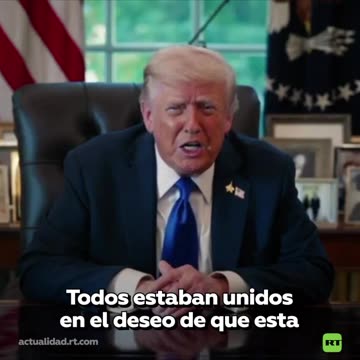 Trump: "Es un día sin precedentes, estamos muy cerca de lograr la paz en Oriente Medio"