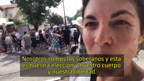 El pueblo de Israel lucha contra la imposición de "vacunas" COVID 19