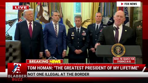 Tom Homan: "The Greatest President Of My Lifetime"