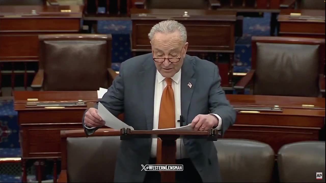 Schumer takes to the Senate floor to urge federal workers to use the Democrat 'Whistleblower Portal'