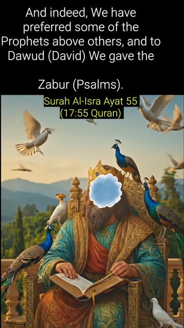 and to Dawud (David) We gave the Zabur (Psalms) 📜📖