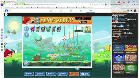 Doing another wave of angry birds
