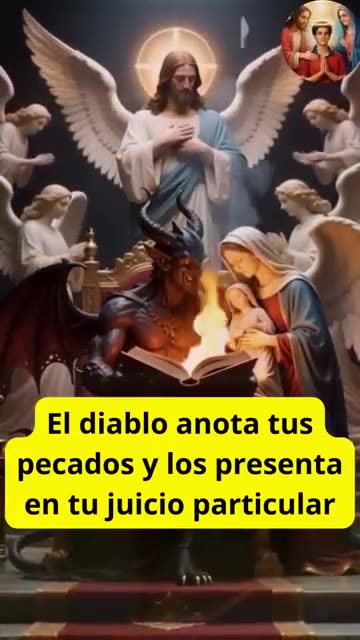 El diablo anota tus pecados y los presenta en tu juicio personal