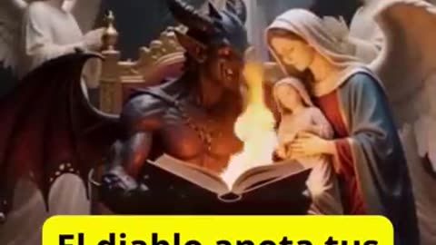 El diablo anota tus pecados y los presenta en tu juicio personal