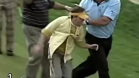 Amazing: Most viral moments in golf - golfer thrown into the water