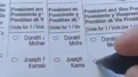 California Man rcv's 11 ballots, votes them all for Biden
