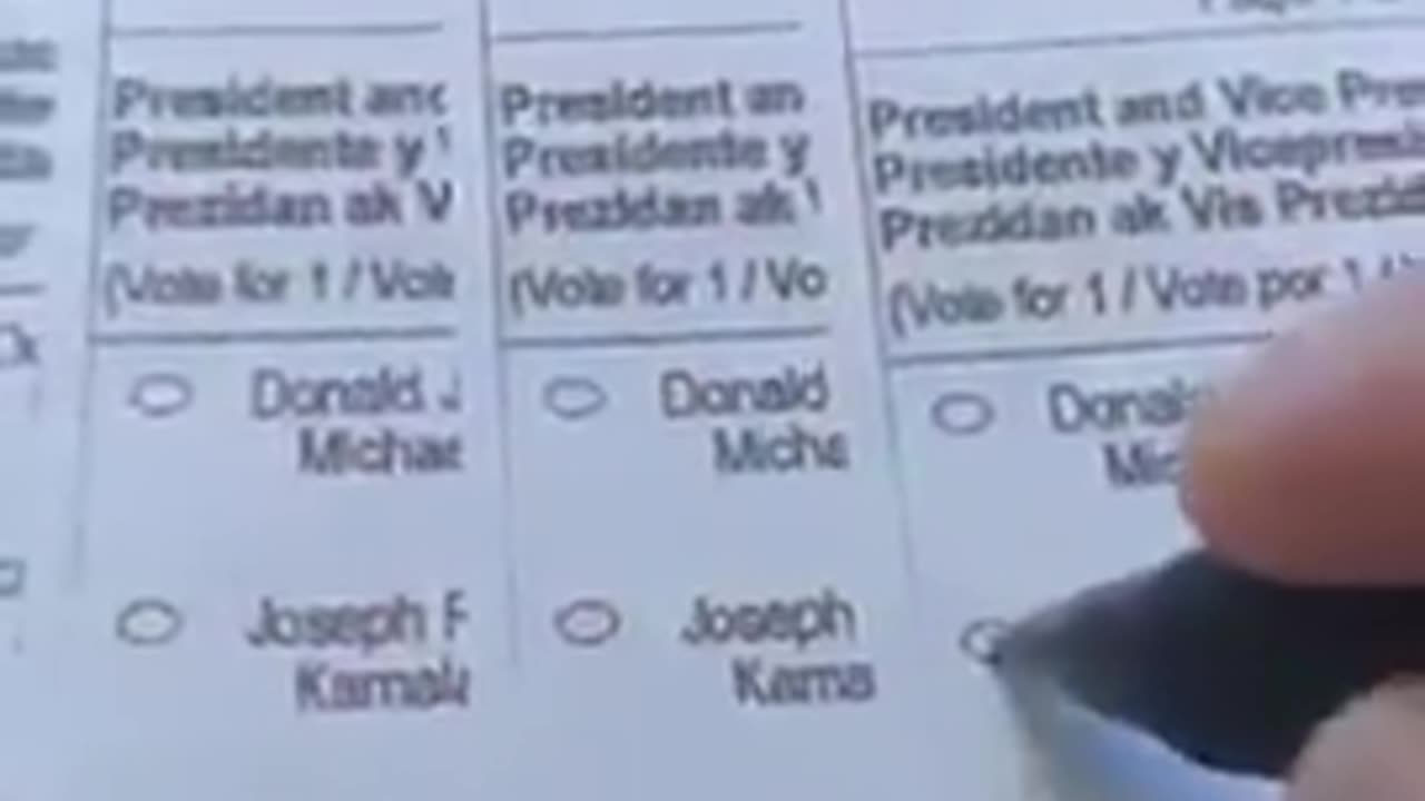 California Man rcv's 11 ballots, votes them all for Biden