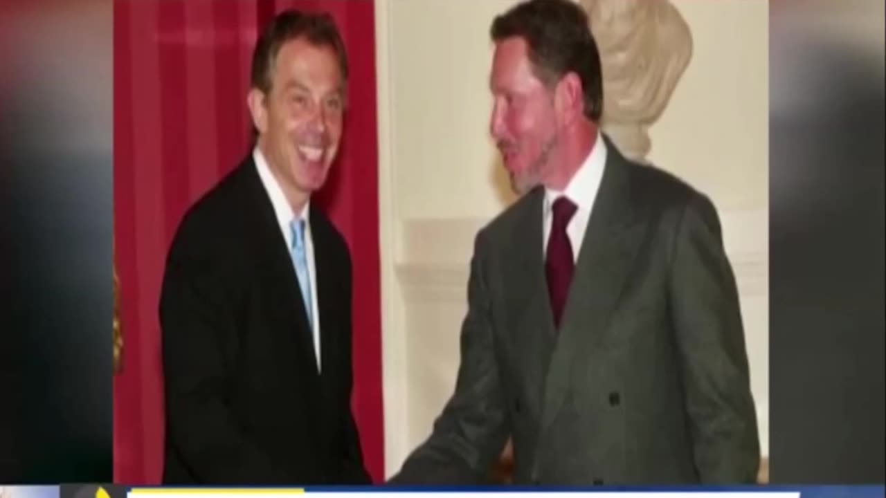 Oracle and Tony Blair globalist total control partnership.
