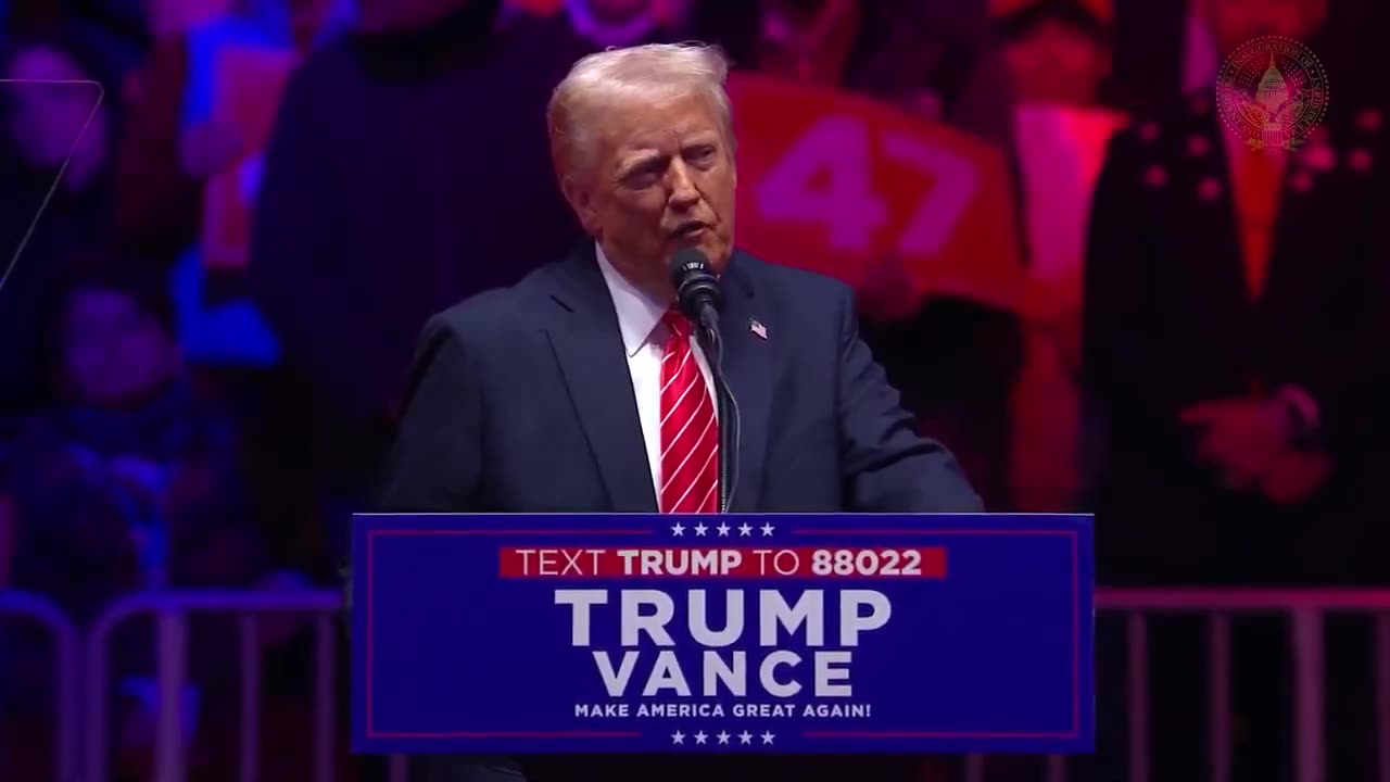 PRESIDENT TRUMP: Before even taking office, you are already witnessing the results.