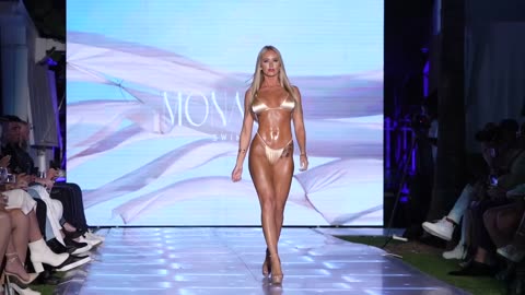 😊Monaco Swim 2025 | Art Basel Miami | Full Show 4k hot sexy body💦😘😘 Bikini fashion Swimwear model