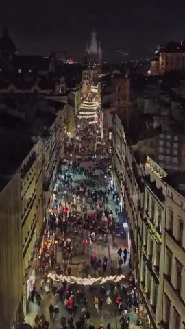 This is Christmas in Krakow, Poland. This was once a Normality in Europe.