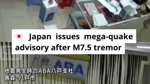 Japan braces for potential mega-quake after 7.5 tremor