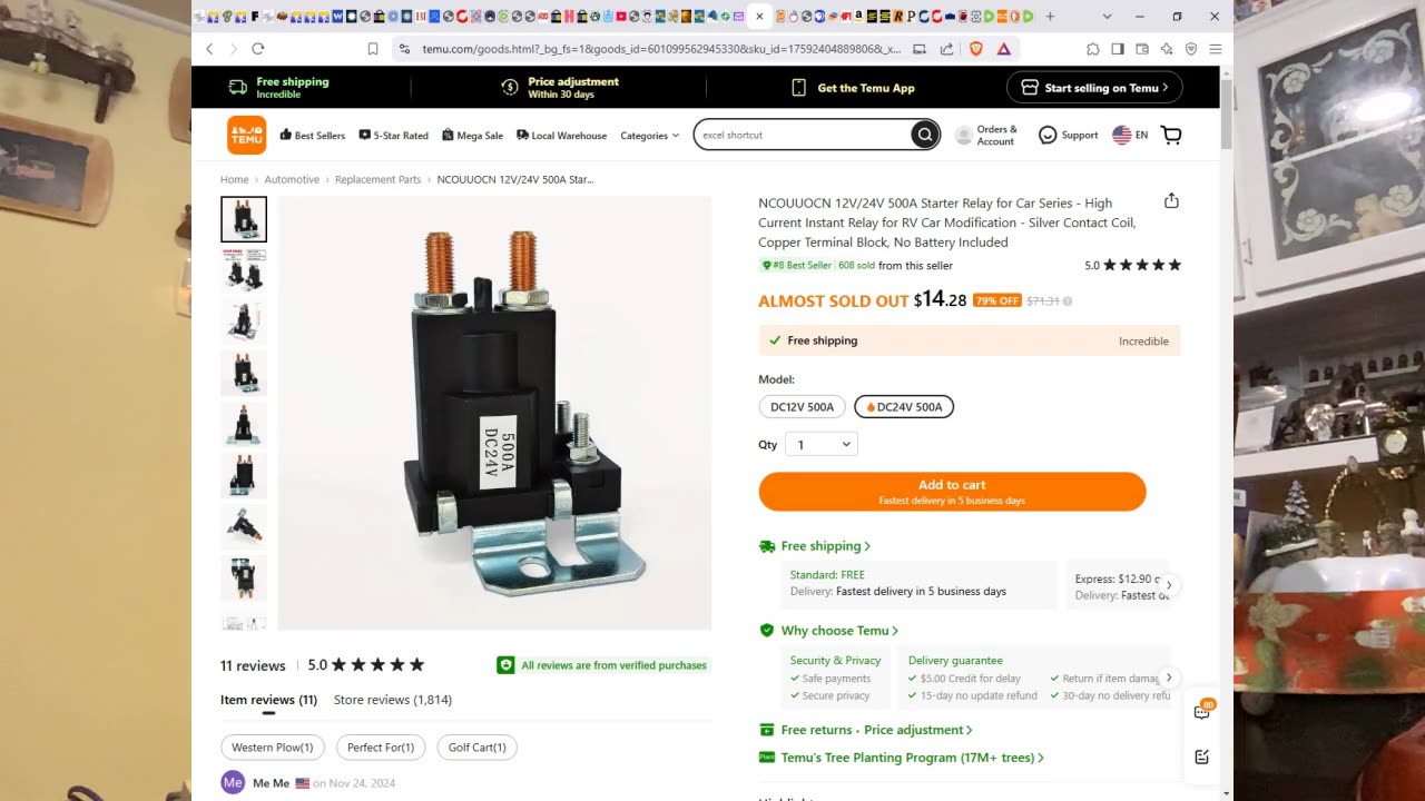 I review and test Temu Solenoid/ Relay