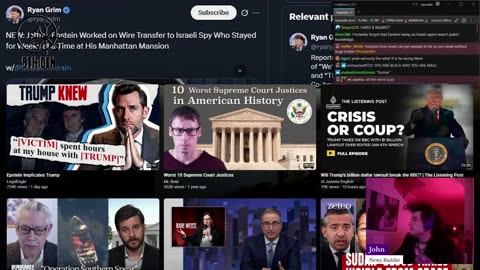 THE NEW EPSTEIN/TRUMP LEAKS ARE INTENSE