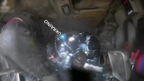 A half-dead Ukrainian carcass after the assault
