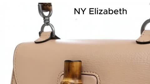 Gucci Logo Bamboo Hand Bag