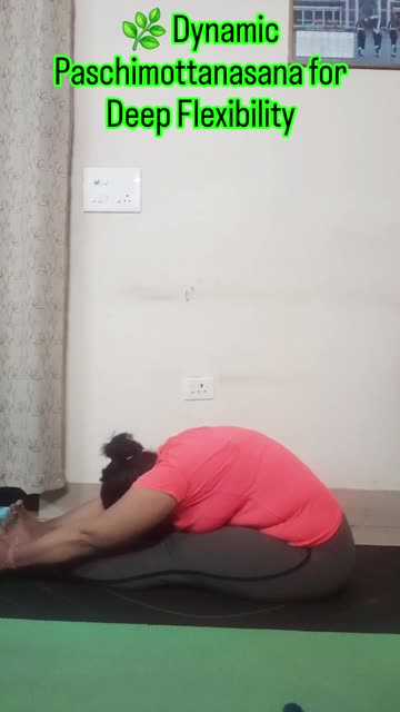 🧘‍♂️ Dynamic Paschimottanasana – Spine & Hamstring Booster