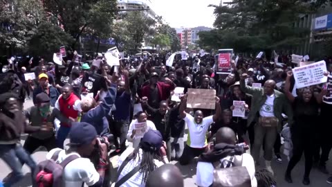 Kenya police fire teargas at protest over alleged abductions