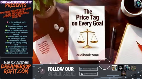 The Price Tag on Every Goal | Discipline, Sacrifice & Success” Presented by Dreamers2Profit