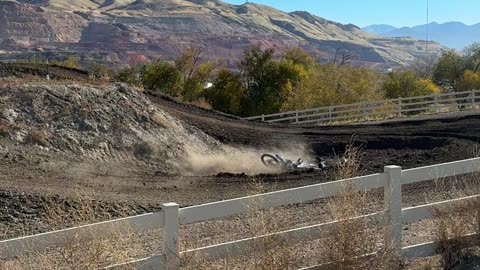 My Daughter Tried a 360 on a Dirt Bike!