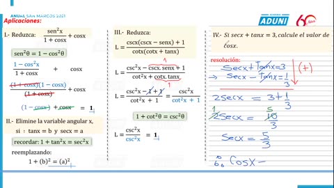 ANUAL ADUNI 2021 | Semana 17 | Trigonometría S1