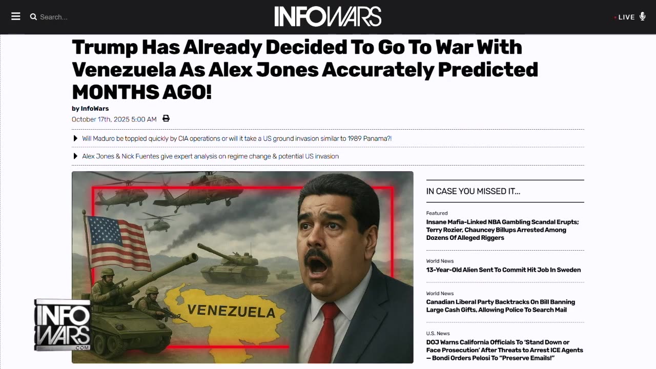 ALEX JONES [FULL] Friday 10/24/25