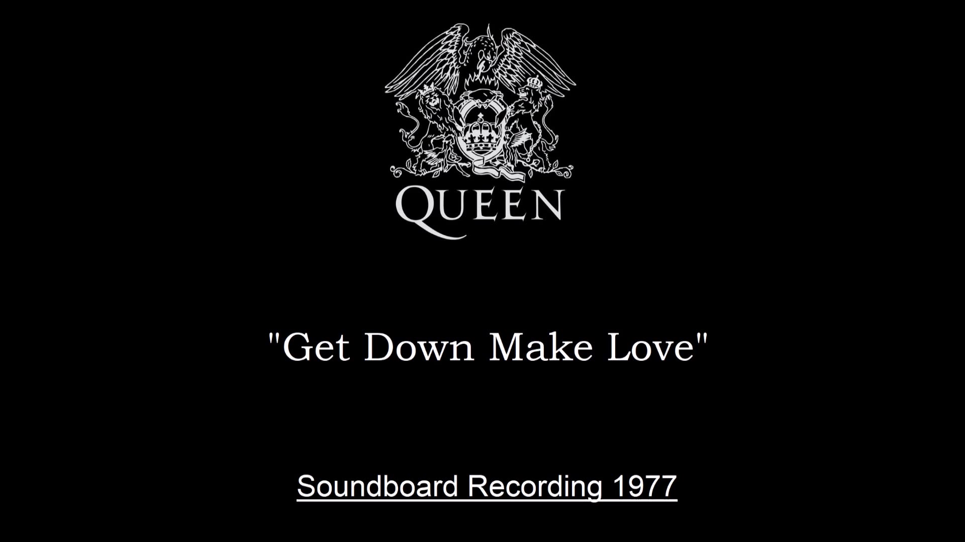 Queen - Get Down Make Love (Live in Houston, Texas 1977) Soundboard