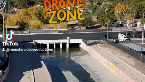 Las Vegas Flood Control Drone Video